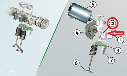 DŹWIGIENKA POŚREDNIA WAŁKA VALVETRONIC KONIK BMW E46 2.0 16V N42 N46 - 4