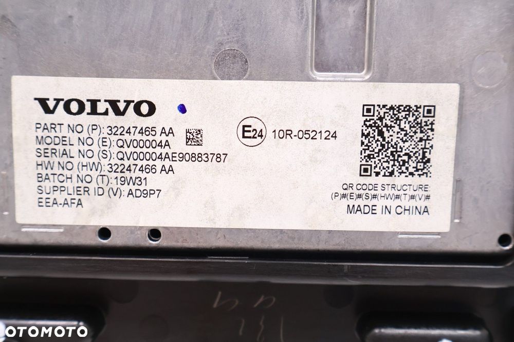 VOLVO XC60 II EKRAN WYŚWIETLACZ 32247465 - 6