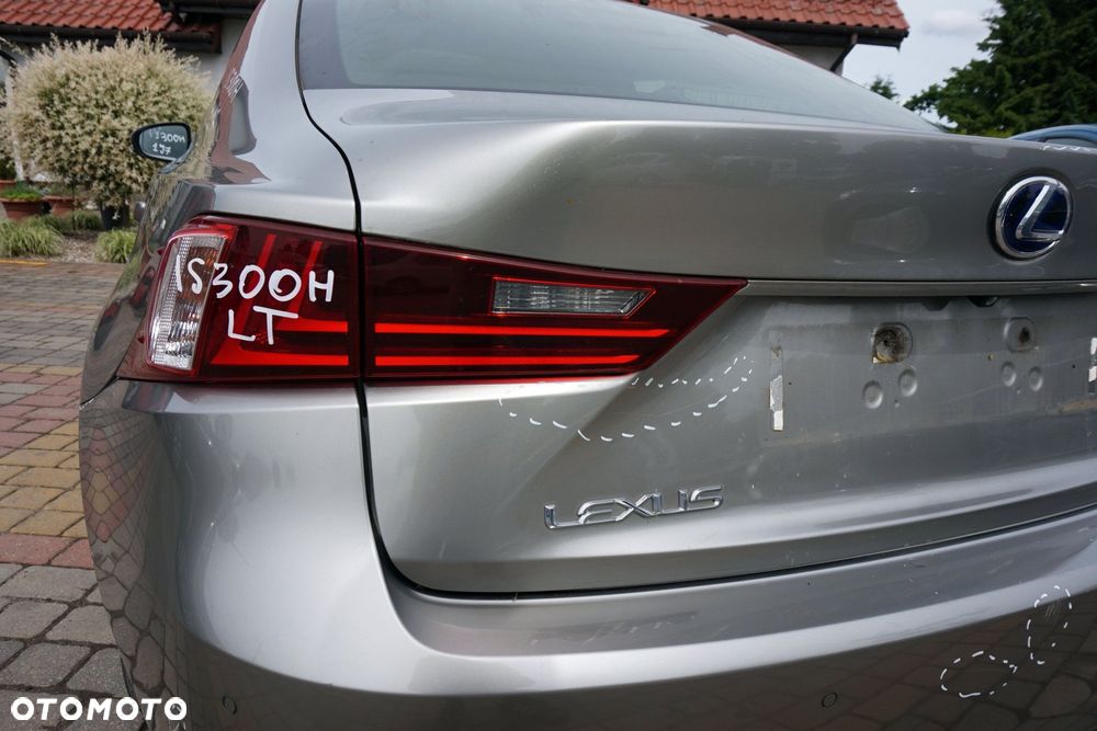 KLAPA BAGAŻNIKA TYLNA IS III E3 1J7  SREBRNY ATOMIC LEXUS 2013-2017 - 14