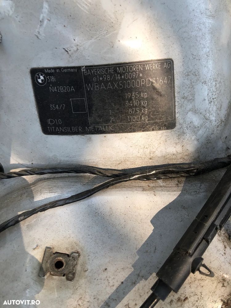 Capota fata motor Bmw Seria 3 E46 facelift gri argintiu TITANSILBER METALLIC 2004 - 4