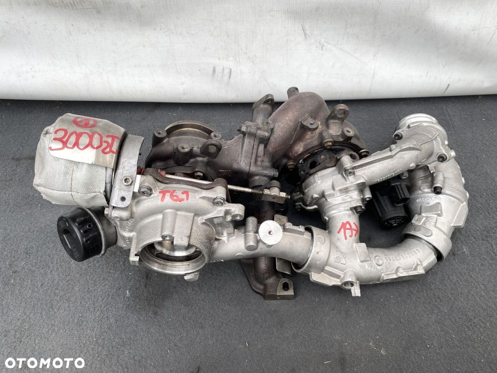 VW TRANSPORTER T6.1 2.0 TDI 19- TURBINA BI-TURBO DEMONTAŻ ORYG 18509700024 - 1