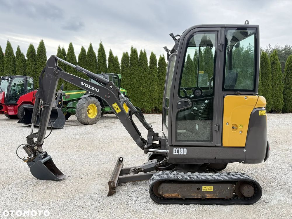 Volvo EC18D EC 18 D / Z NIEMIEC / PIĘKNA / POWERTILT / 2017 ROK / ORYGINAŁ / 15 16 17 20 22 301.6 301.8 VIO PC KX 018 19C 16C 18-3 - 39