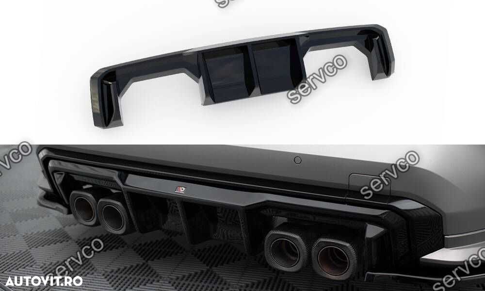 Prelungire difuzor bara spate Bmw M4 G82 M3 G80 2021- v8 Maxton Design