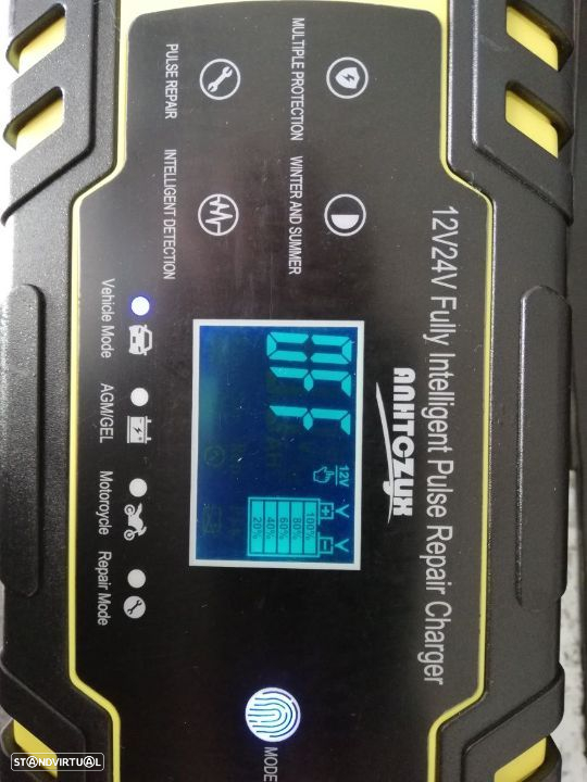 Carregador Estabilizador Baterias Inteligente 12v / 24v - 8A - 5