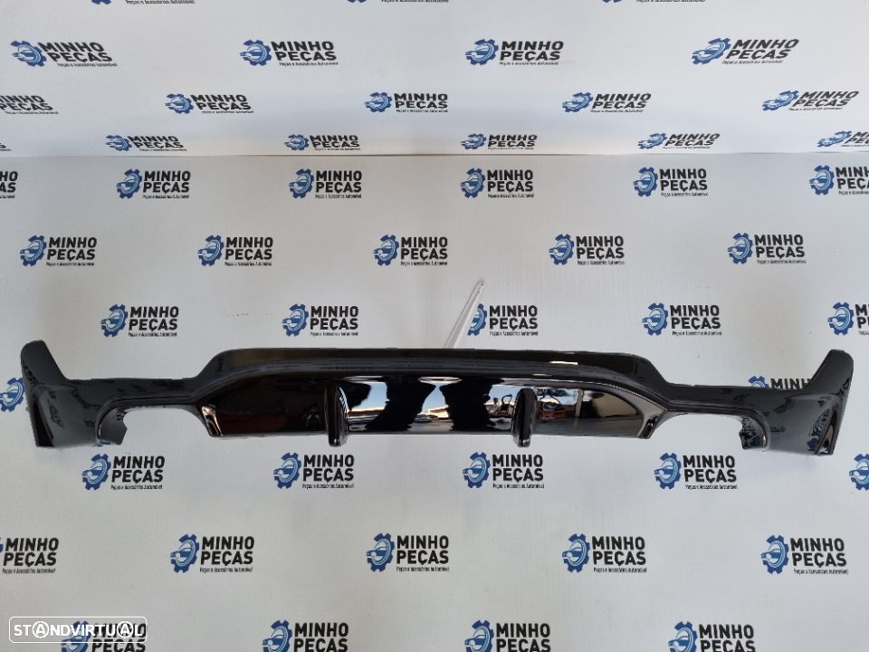 Difusor Traseiro BMW Série 4 (F32|F33|F36) M-Performance Dupla Saída Preto Brilho - 2