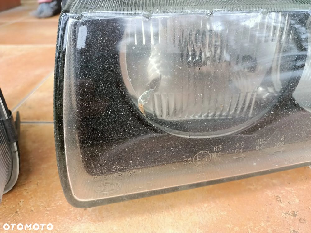 Lampy lampa przód przednia lewa prawa BMW E36 Compact kompletne Hella Europa Oryginał - 3