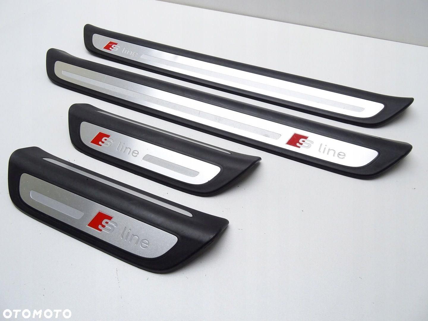 LISTWY PROGOWE NAKŁADKI PROGU KOMPLET 8U0853375A AUDI Q3 8U S-LINE - 3