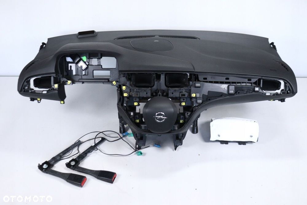 Deska Konsola Opel Corsa E AIRBAG Napinacze 14-19 ORYG DEMONTAŻ TEMPOMAT - 1