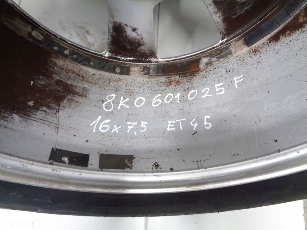 audi a4 a5 8k 8t koła felgi aluminiowe r16 7,5j et 46 8k0601025f - 6