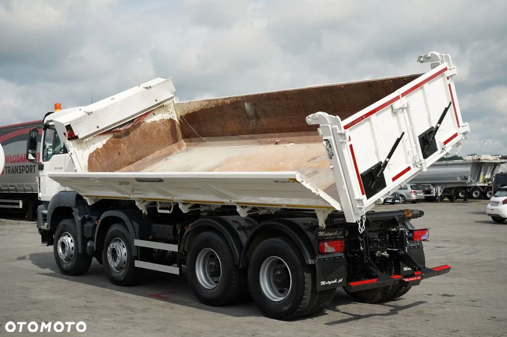 MAN TGS 35.420 / 8X4 / WYWROTKA 2 STRONNA / MEILLER KIPPER / HYDROBURTA / AUTOMAT / EURO 6 - 11