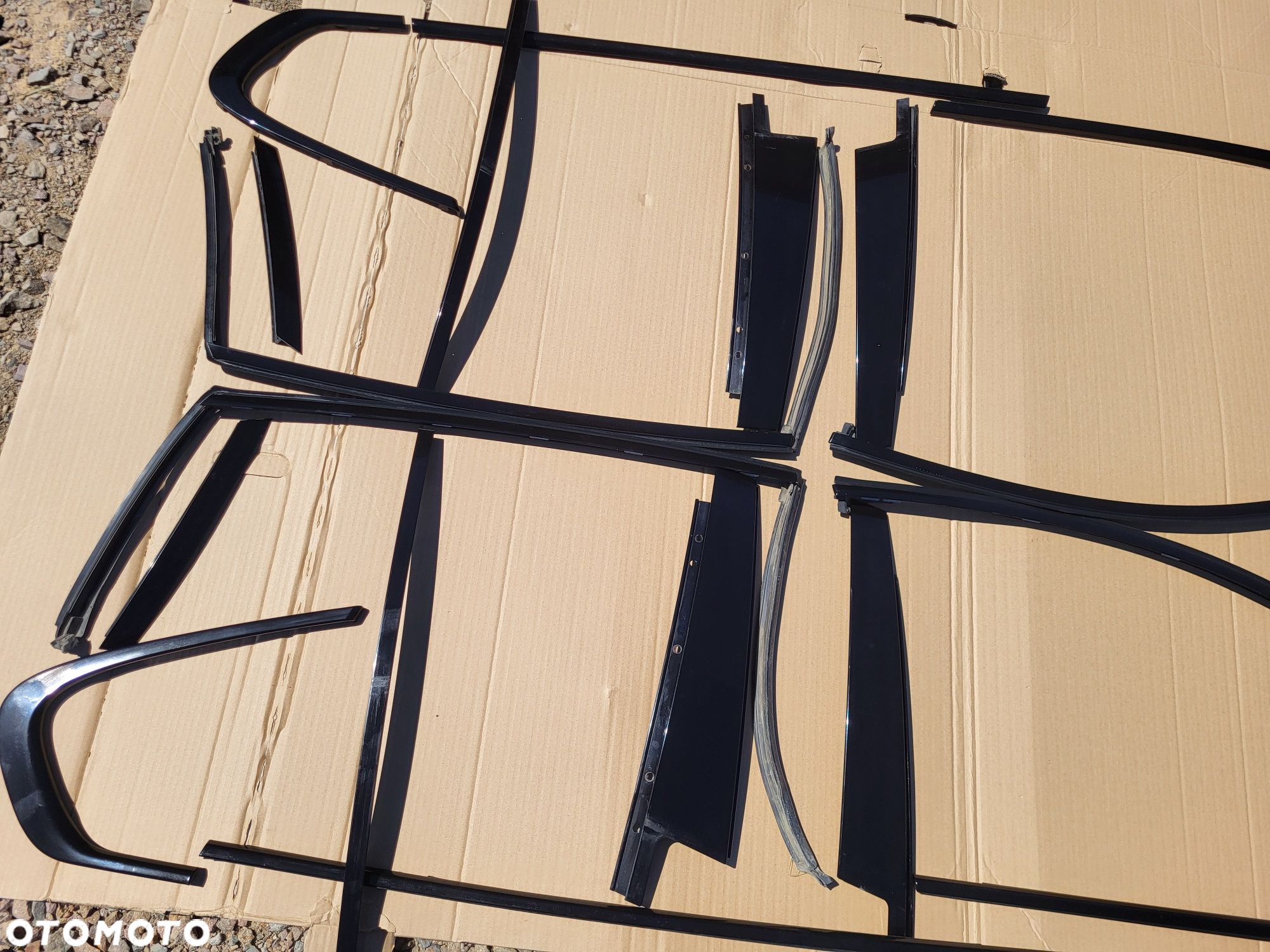 Listwy Boczne czarny połysk BMW x6 x6m E71 - 7