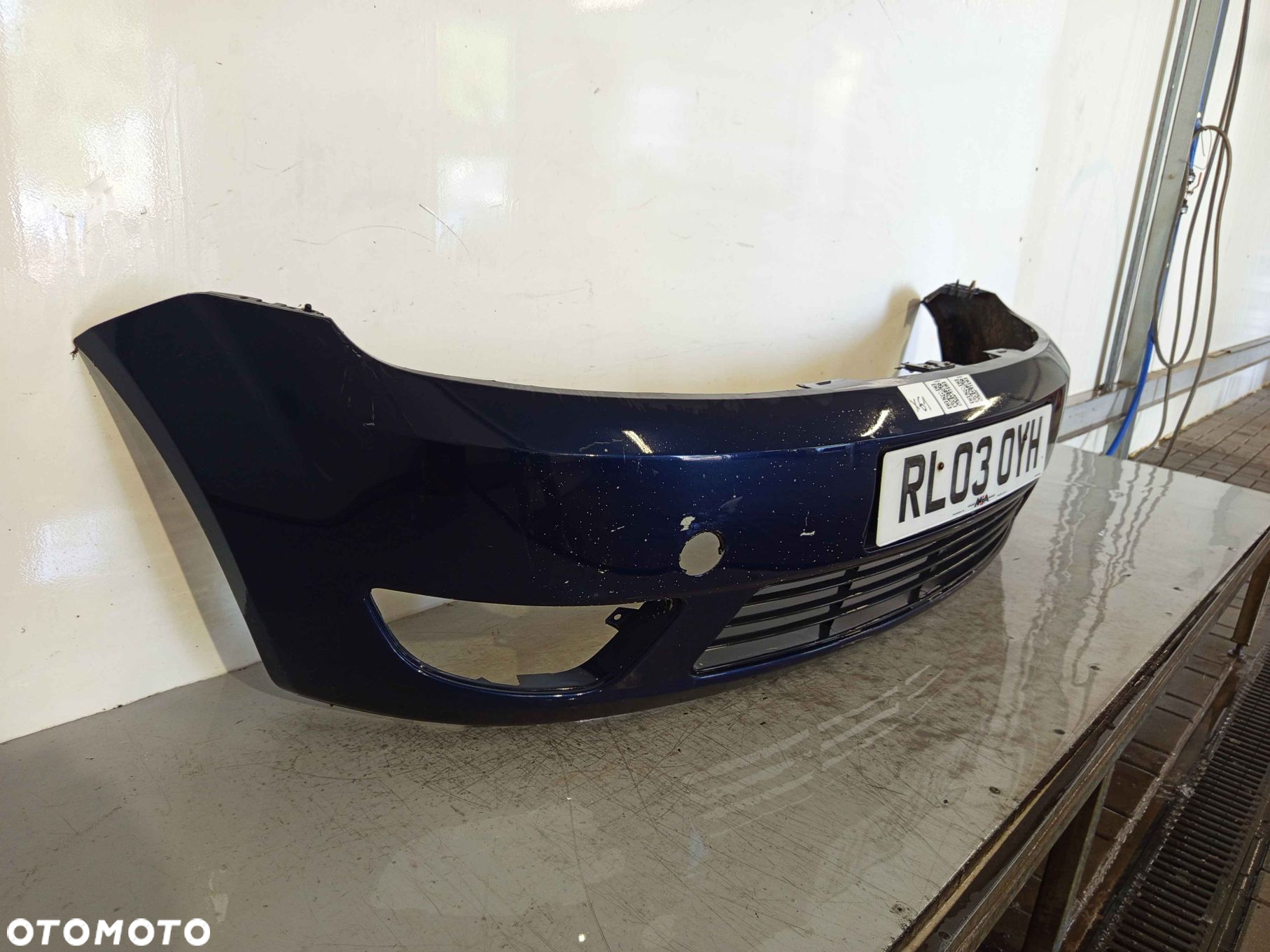 @ ZDERZAK PRZÓD PRZEDNI FORD FIESTA MK.6 6 VI E2 GRANAT GRANATOWY - 2