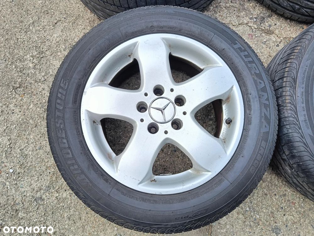 MERCEDES W211 KOŁA Felgi Aluminiowe Opony letnie 5X112 16 - 2