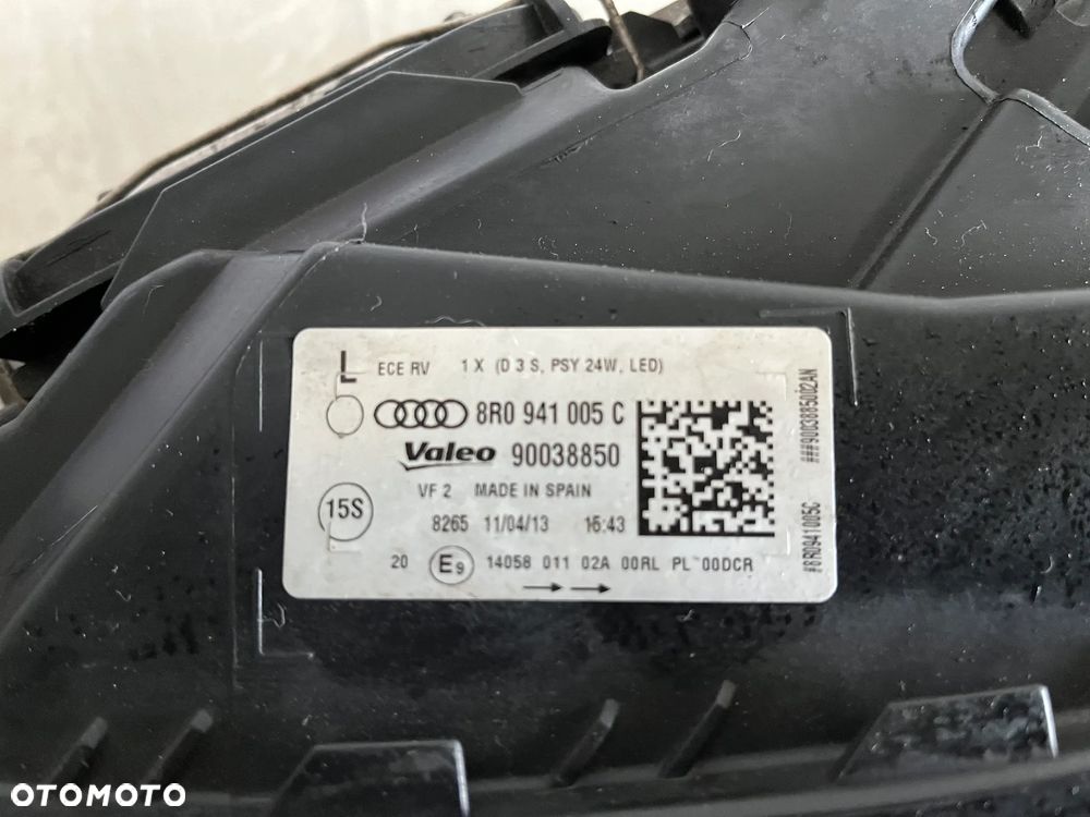 Q5 8R LIFT LAMPA PRAWA LEWA EU PRAWY LEWY PRZÓD PRZEDNIA XENON Z MODUŁAMI 8R0941006 C 8R0941005 C - 7