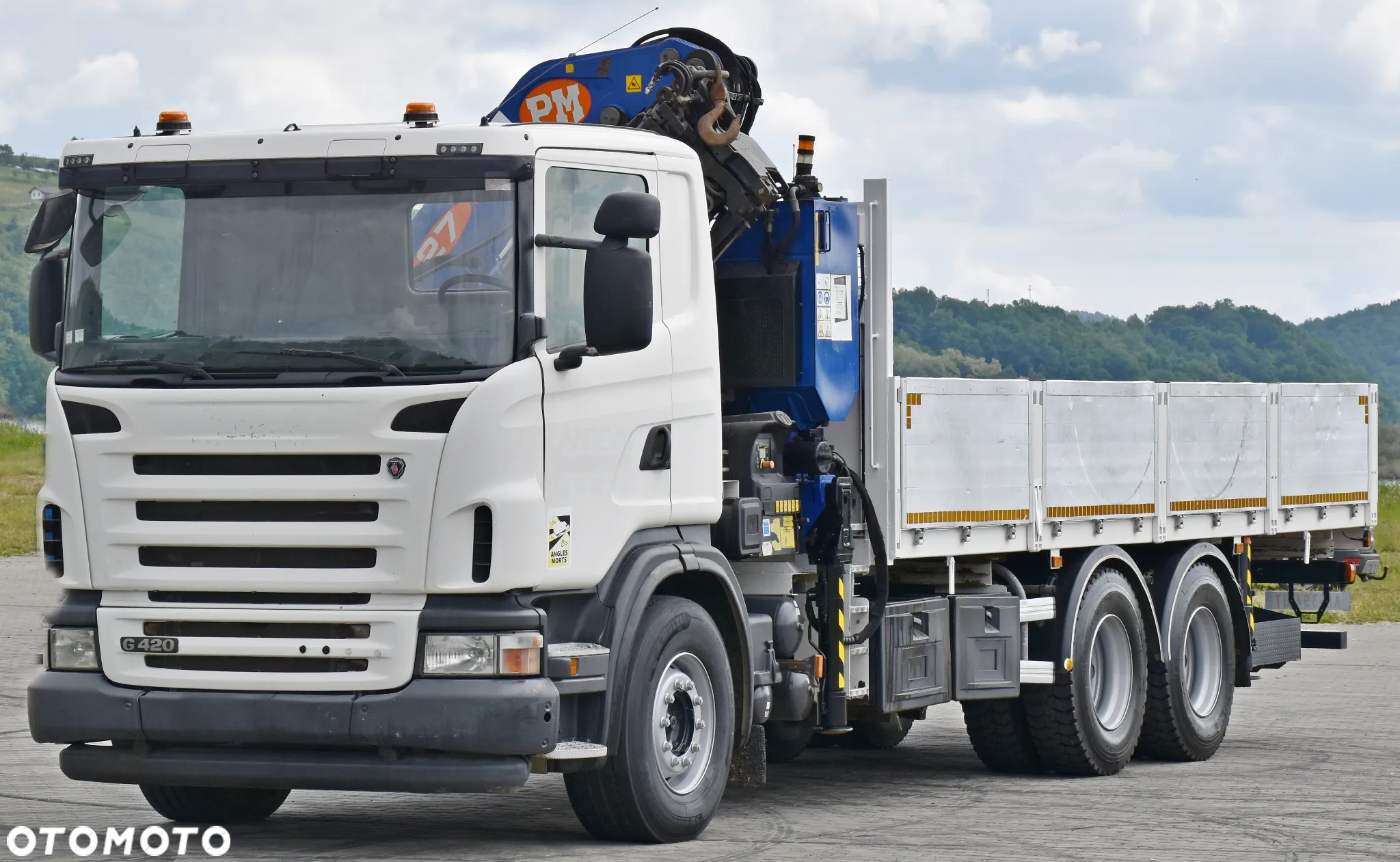 Scania G 420 * SKRZYNIA 6,90 m * PM 27S LC + PILOT / 6x4 - 3