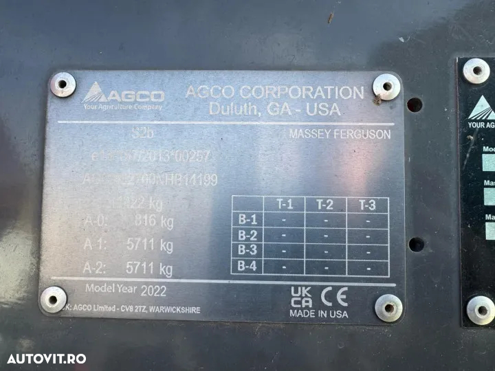Massey Ferguson 2270 tp presa inalta densitate baloti dreptunghiulari - 32