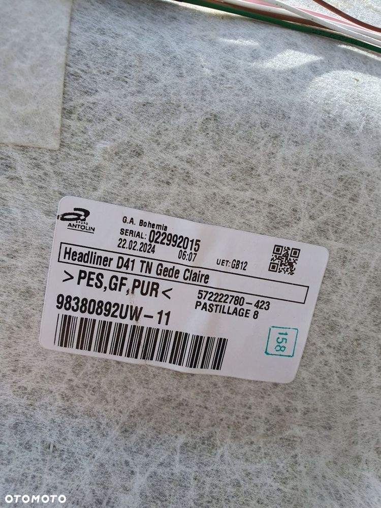 PODSUFITKA CITROEN DS4 II 98380892UW - 5