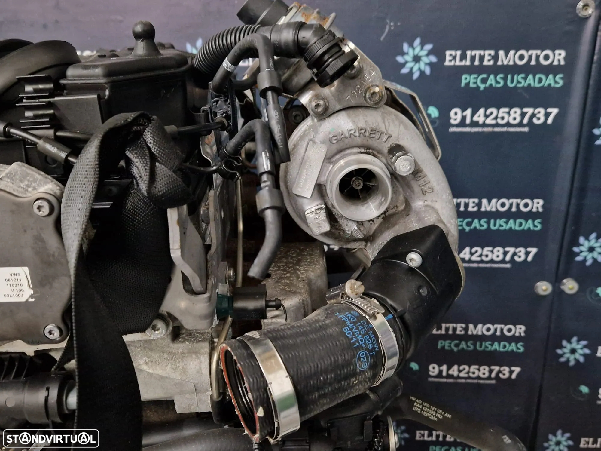 Motor usado CAY VW GOLF VI 1.6 TDI 105CV SKODA AUDI A1 PASSAT CAYC - 8