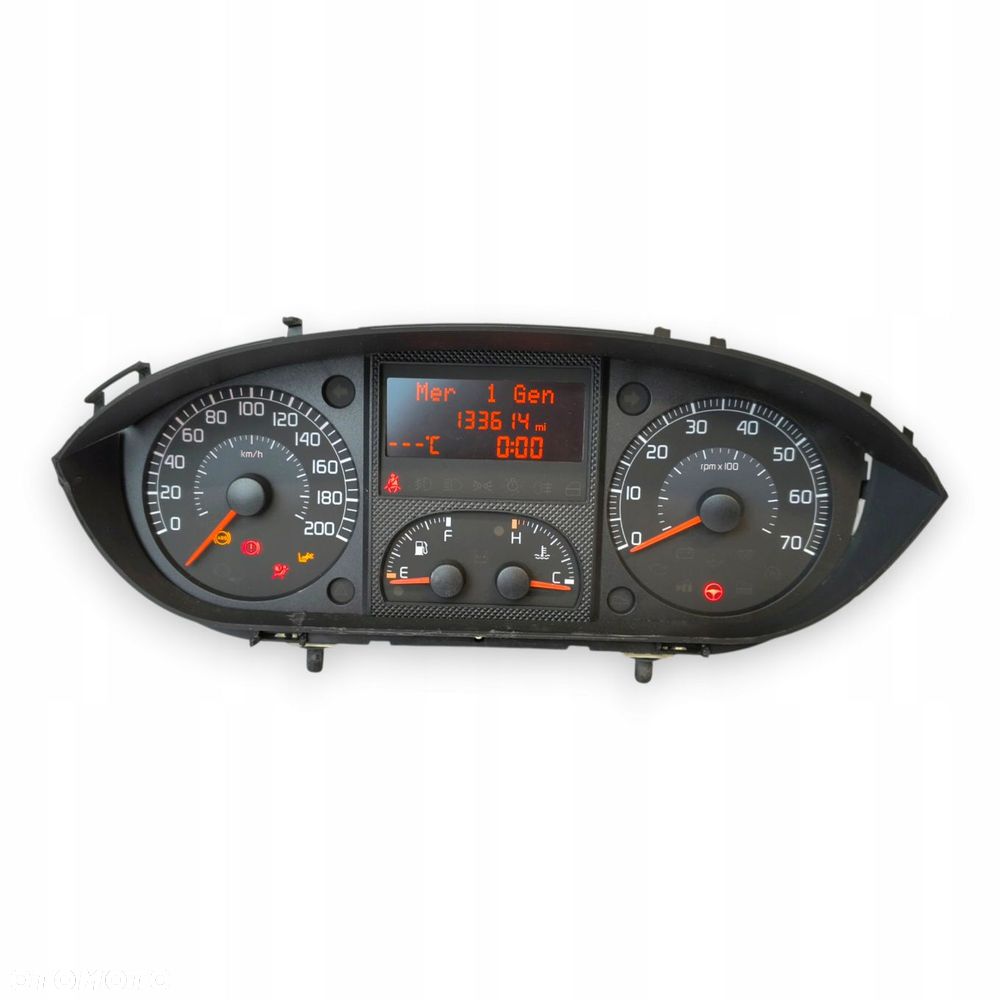 LICZNIK ZEGARY 735364160 Fiat Idea 1.2 1.4 16V 1.3 1.9 M-JET 133 614km eu - 3