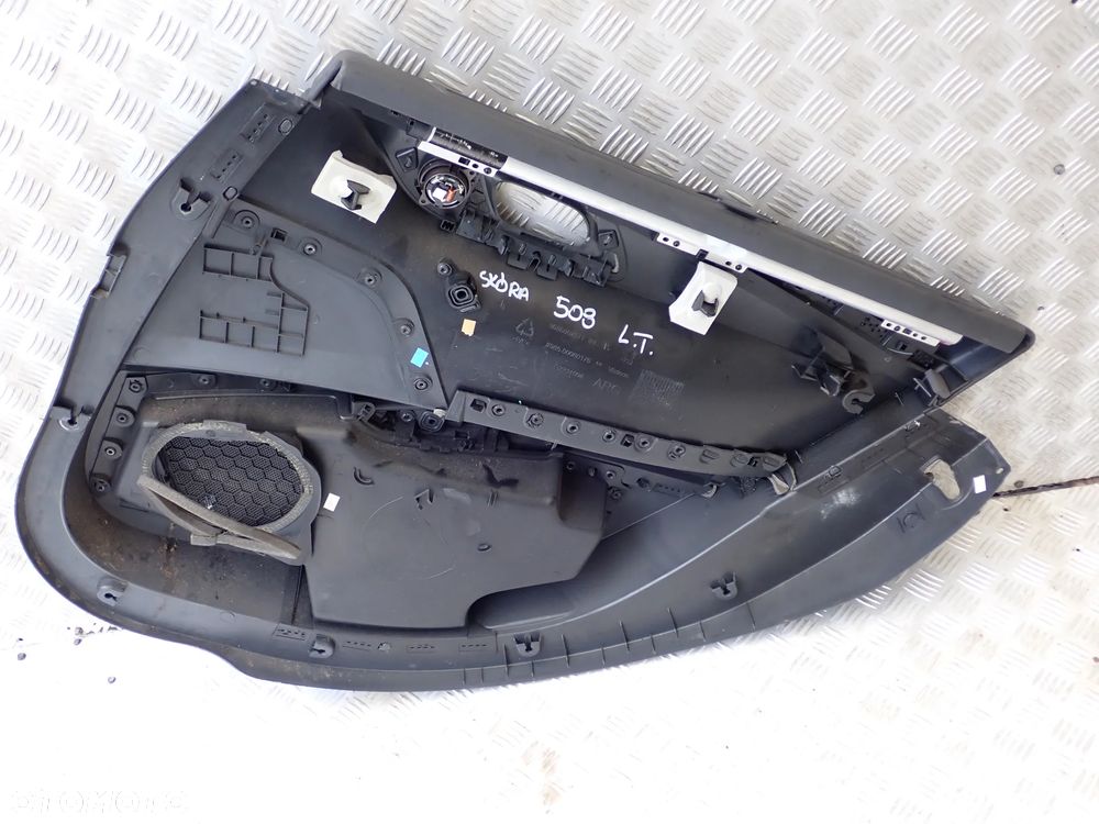 BOCZEK DRZWI LEWY TYŁ PEUGEOT 508 Z ROLETĄ SKÓRA - 3