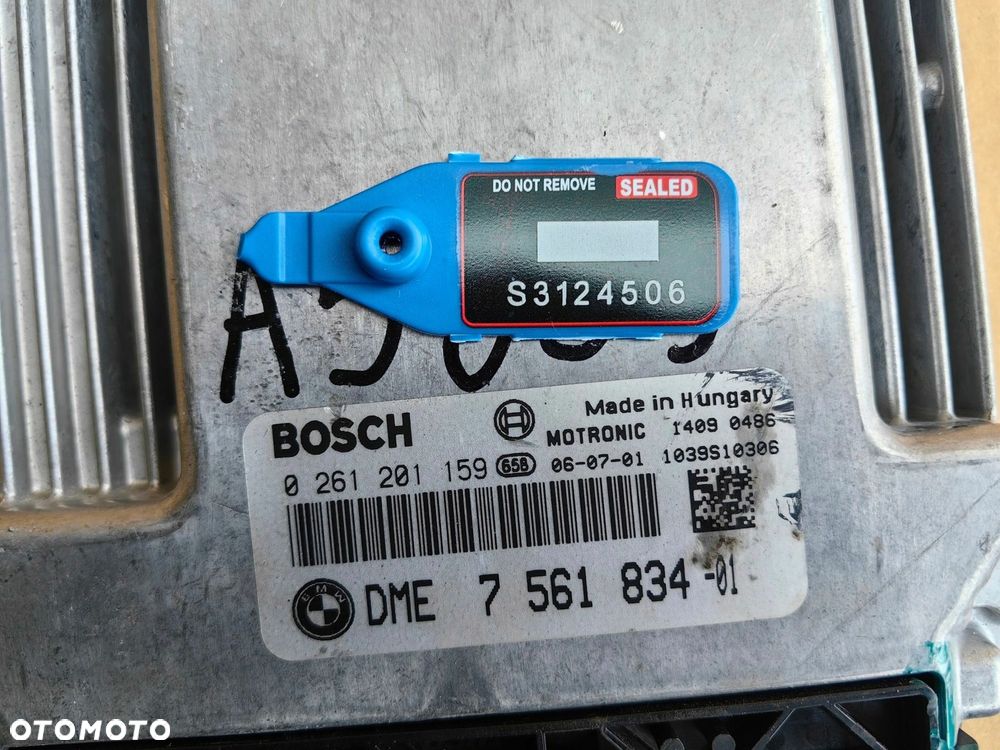 Komputer sterownik silnika BMW N46B20B N46 2.0 150KM 7561834 (4506) - 1