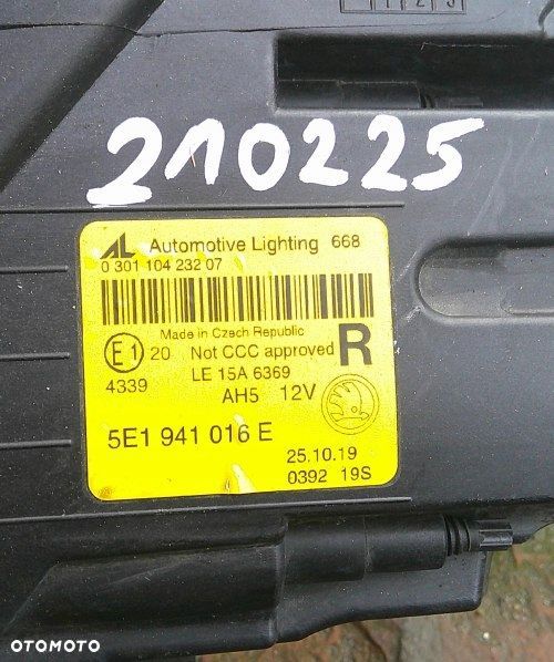 SKODA OCTAVIA 3 III LIFT 16+ LAMPA PRZEDNIA PRAWA FULL LED ORYGINAŁ EUROPA - 10
