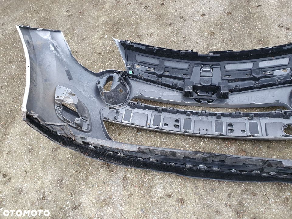 Renault Twingo II 2 lifting 12- zderzak przedni wzmocnienie osłona pod chłodnice - 5