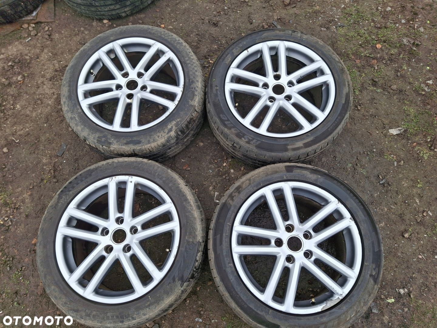 VW TOUAREG 7L6 KOŁA FELGI ALUMINIOWE 19 9Jx19 ET60 7L6601025S 275/45 ZR19 - 1