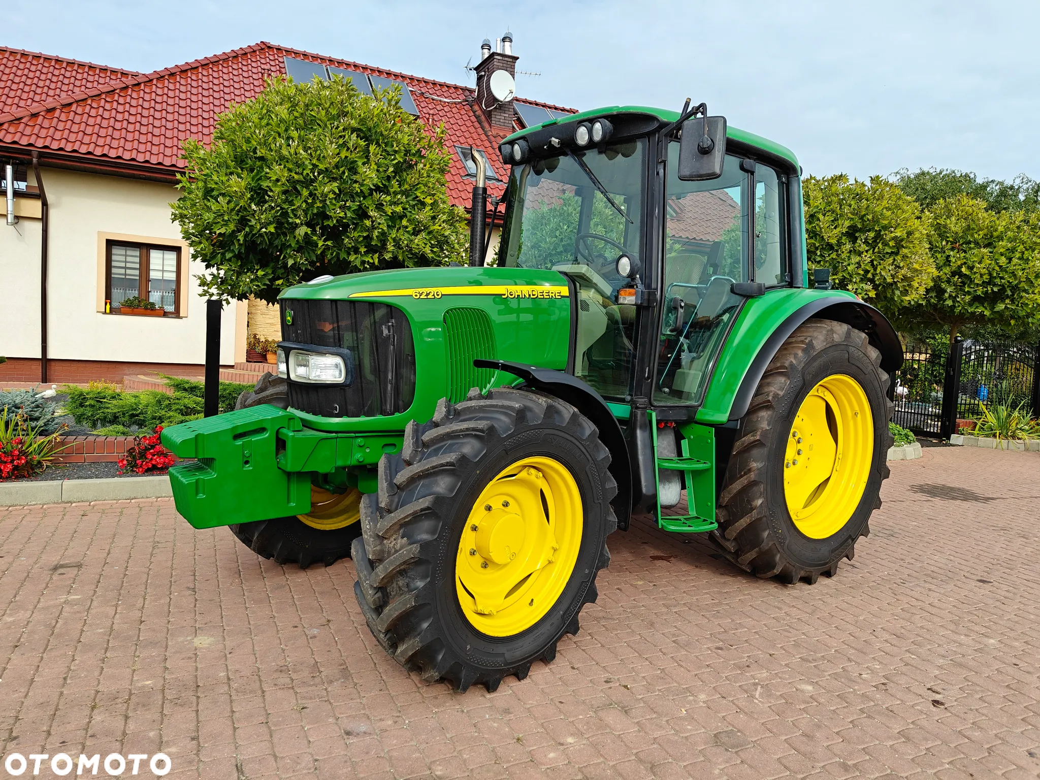 John Deere 6220, 95KM, 4 opony nowe - 2