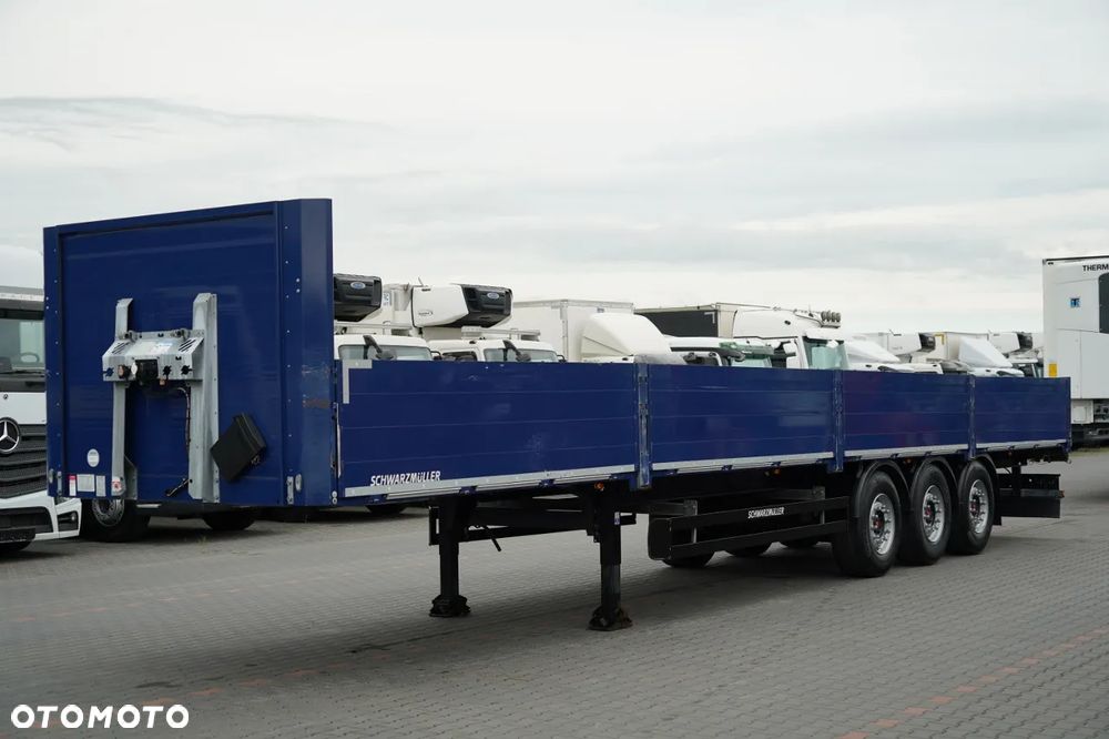 Schwarzmuller NACZEPA / BURTOWA / OŚ PODNOSZONA / SAF / DO BUDOWLANKI - 1