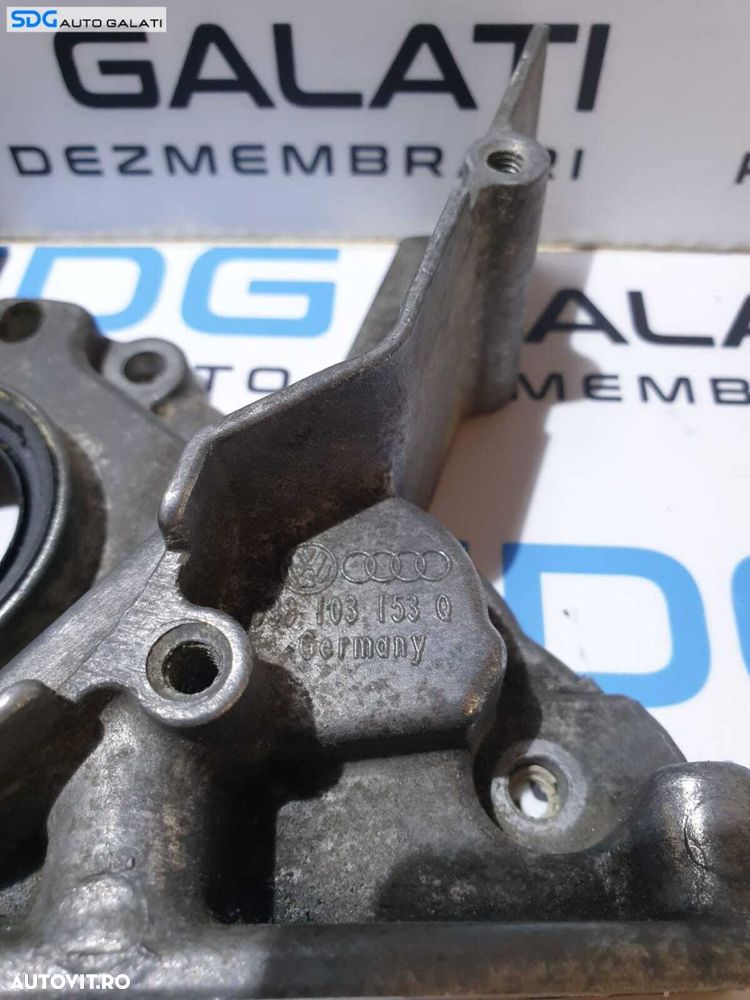 Capac Vibrochen Arbore Cotit Flansa Etansare Seat Leon 1P 1.6TDI CAYC CAYB 2006 - 2013 Cod 038103153Q [D0423] - 2