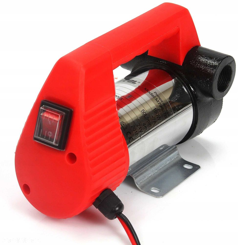 POMPA pompka do oleju CPN PALIWA 12V/24V + WĄŻ 4M - 8