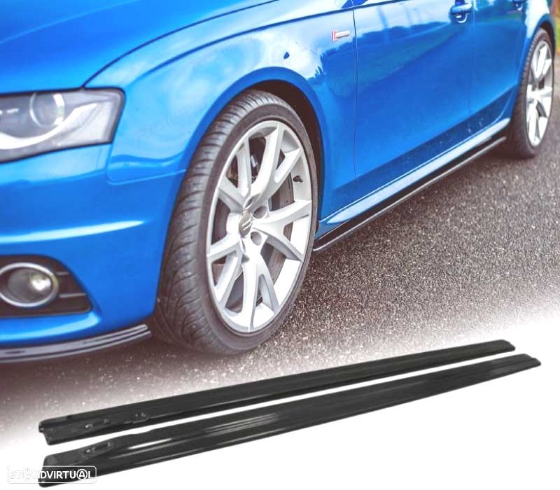 FRISOS LATERAIS INFERIORES AUDI A4 B8 07-15 LOOK S LINE - 1