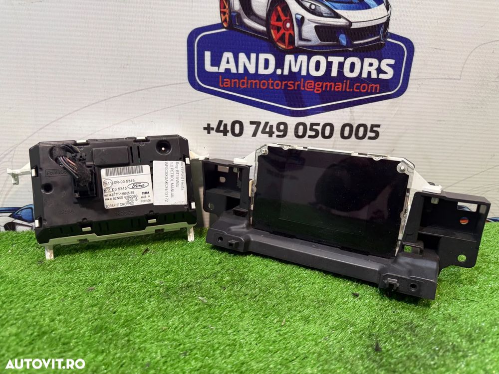 DISPLAY BORD INFO (2 BUC.) FORD FIESTA 1.0 BENZINA 2015 2012-2019 /  FORD FOCUS MK3 BERLINA 1.6 DIESEL 2012 2011-2015  COD OEM DM5T-18B955-BC ET7T-18B955-BB - 2