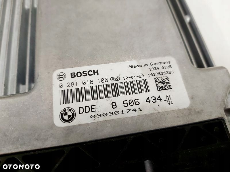 bmw x1 e84 2.0 d zestaw startowy sterownik silnika ecu stacyjka moduł - 2