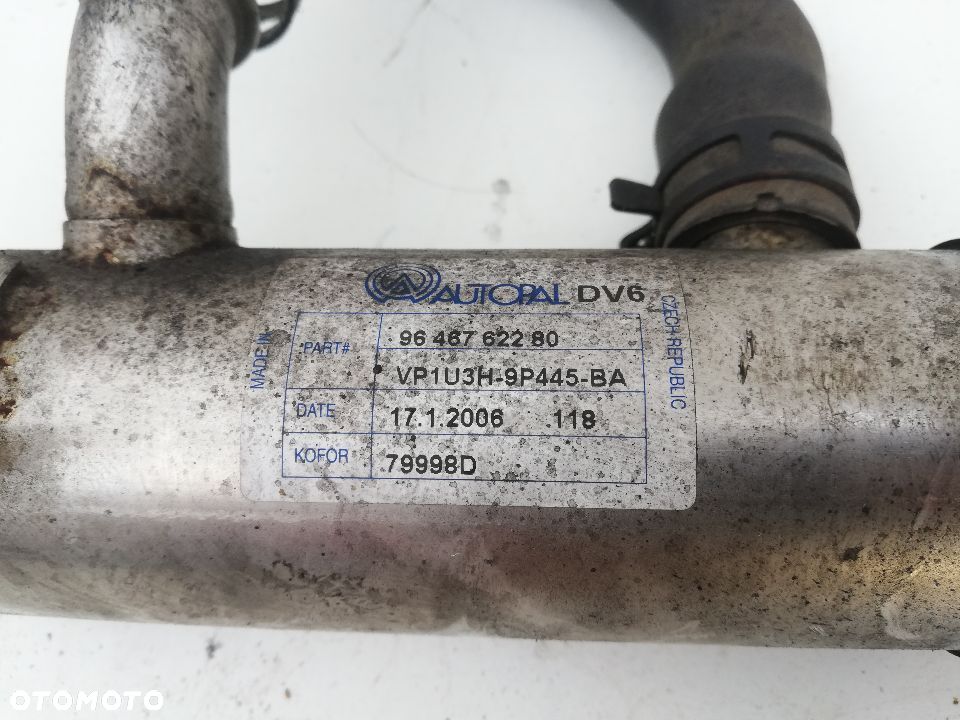 Chłodnica EGR SPALIN RURKA 1.6 CITD 1.6 hdi  964676228096 - 2