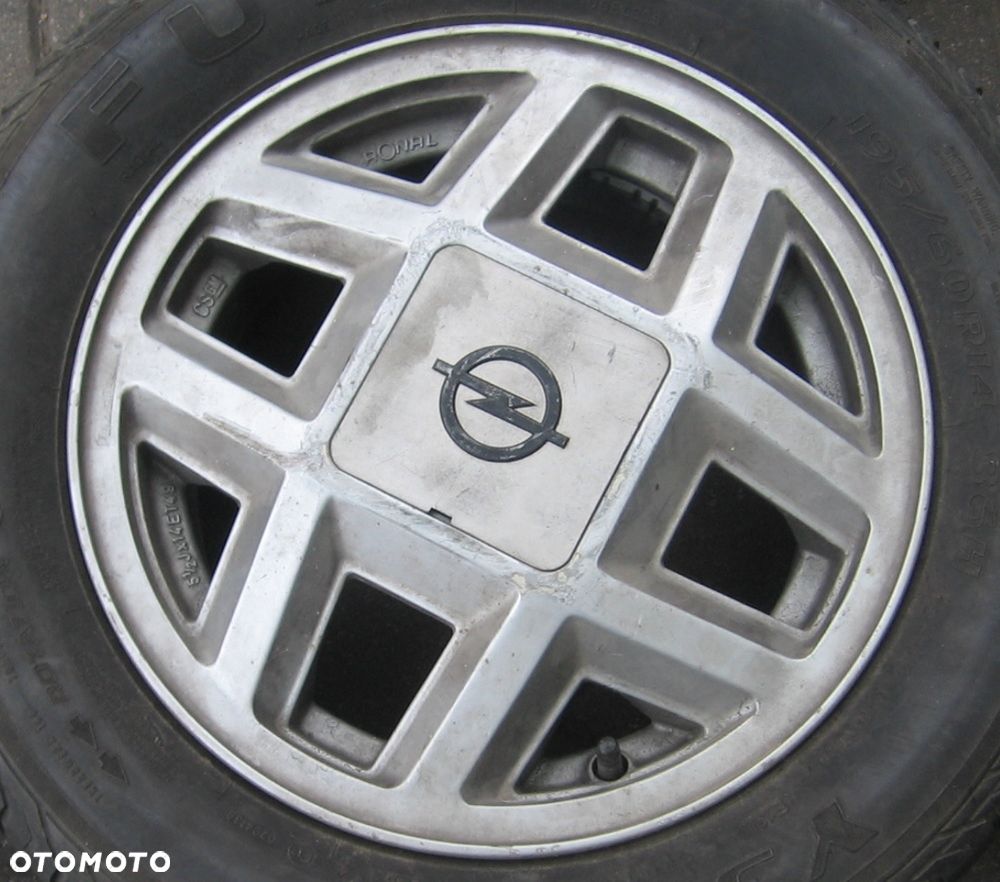 felgi alu komplet 14" OPEL KADETT ASCONA MANTA RONAL - 6