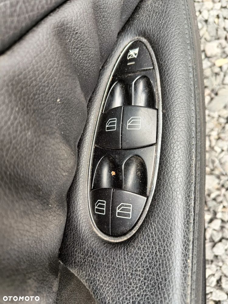MERCEDES W211 LIFT BOCZEK TAPICERKA LEWY PRZÓD PRZEDNI SKÓRZANY EU - 8