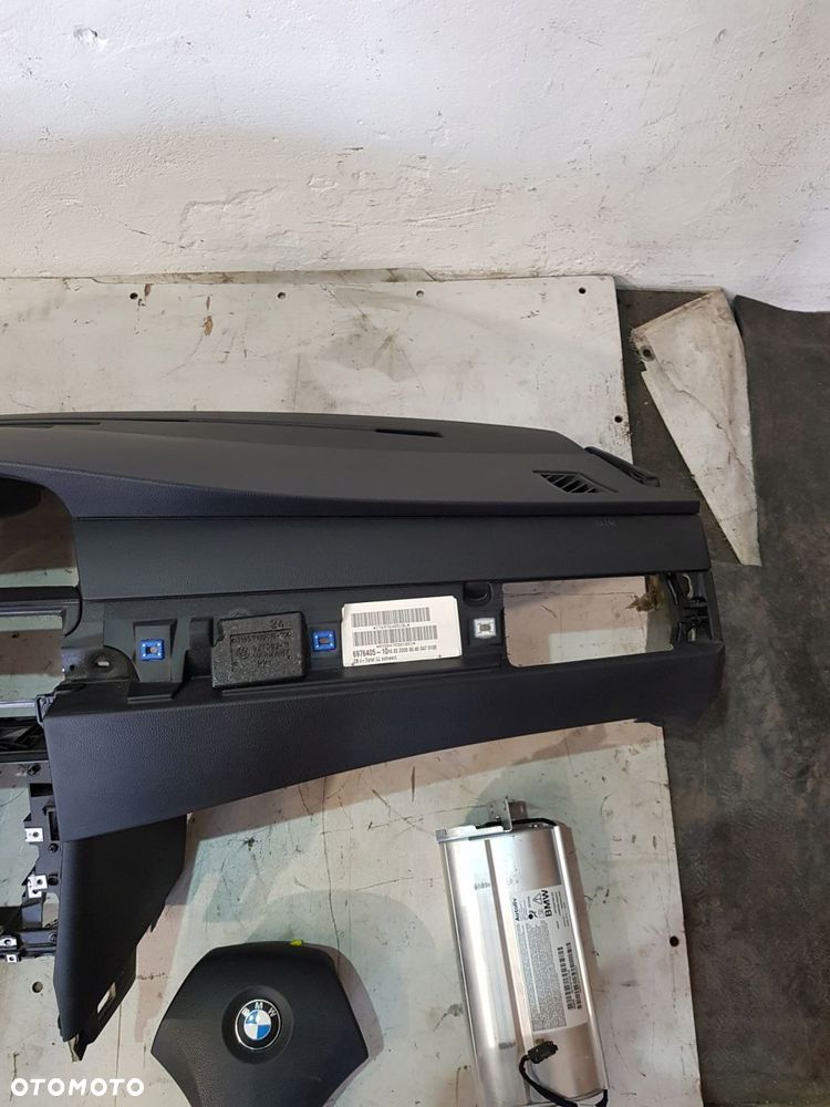 deska rozdzielcza kokpit 6976405 bmw e60 e61 lci eu airbag komplet - 8