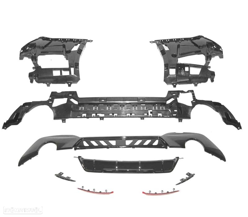 PARA-CHOQUES TRASEIRO BMW G20 19-22 LOOK M PERFORMANCE PDC - 2