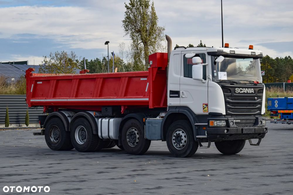 Scania G410 / 8x4 / EURO 6 / WYWROTKA / MELLER KIPPER / HYDROBURTA / AUTOMAT / 2016 / SERWISOWANY / SPROWADZONY - 3
