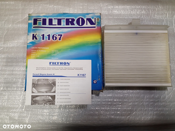 Filtr kabinowy Filtron K1167