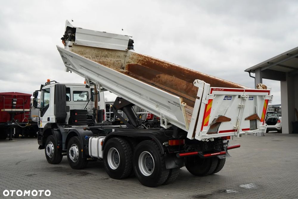 Iveco TRAKKER 450 / 8x4 / WYWROTKA / HYDROBURTA / BORDMATIC / EURO 6 / - 4