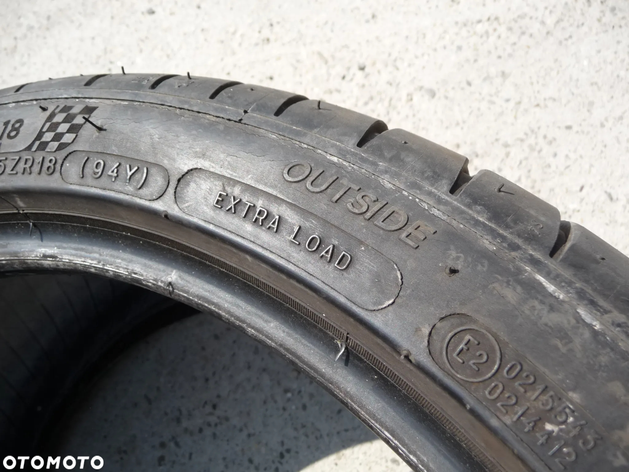 18” - MICHELIN - 255/35 , r18 cali - PILOT SPORT 4 - Letnie Opony PREMIUM - stan BDB - GWARANCJA !! + możliwy MONTAZ !! - 7