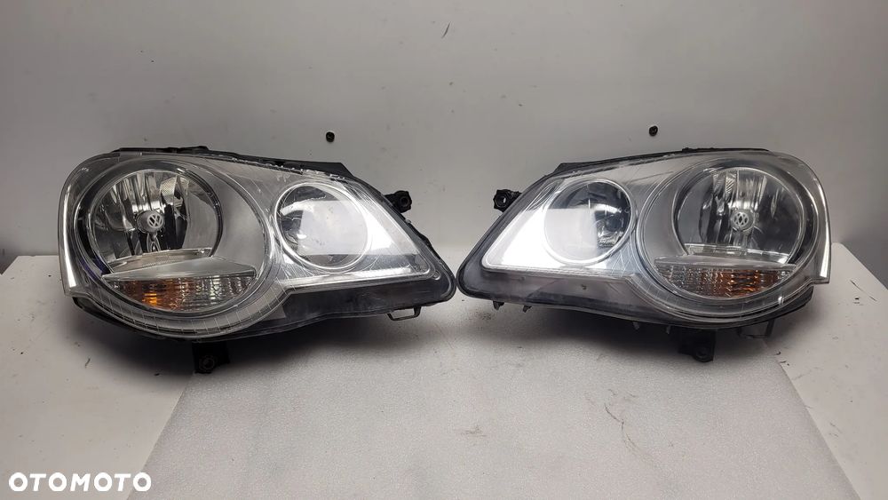ZDERZAK PRZEDNI I LAMPY VW POLO 9N LIFT KOD KOLORU LP3G - 12