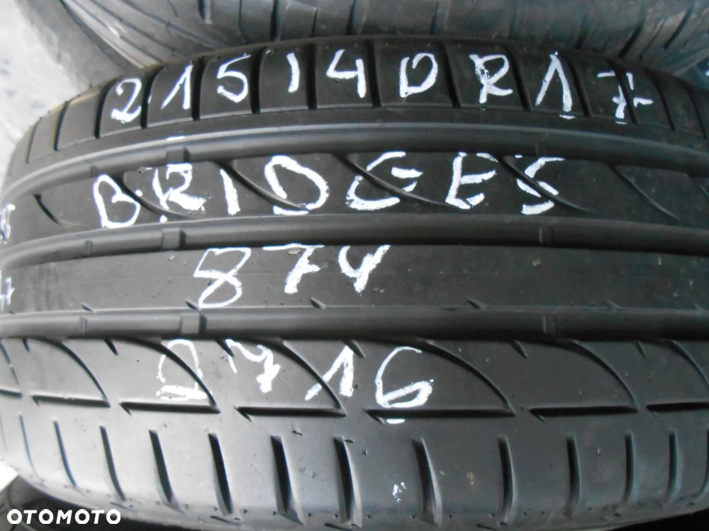 OPONY 215/40R17 BRIDGESTONE POTENZA S001 DOT 2716 7.7MM - 2