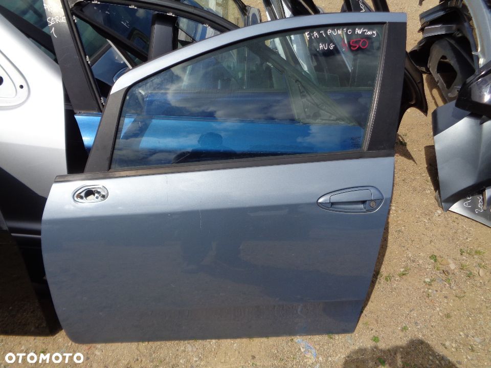 FIAT PUNTO EVO DRZWI LEWE PRZÓD PRZEDNIE EUROPA KPL. - 1