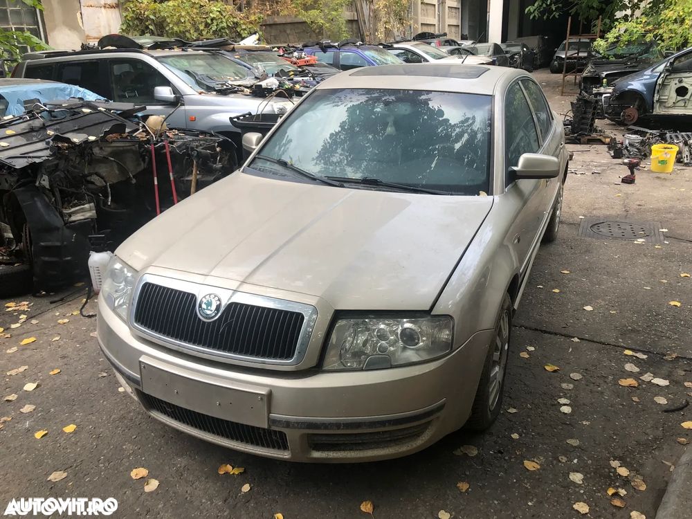 Capota fata motor Skoda Superb 1 bej auriu(fara grila) - 8