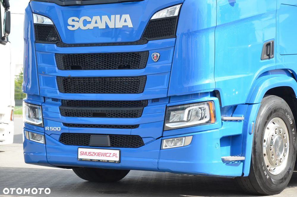 Scania R 500 / KLIMA P. / ACC / NAVI / ALCOA / FULL LED / 4 PODUSZKI / WAGA / DE 3860 - 7