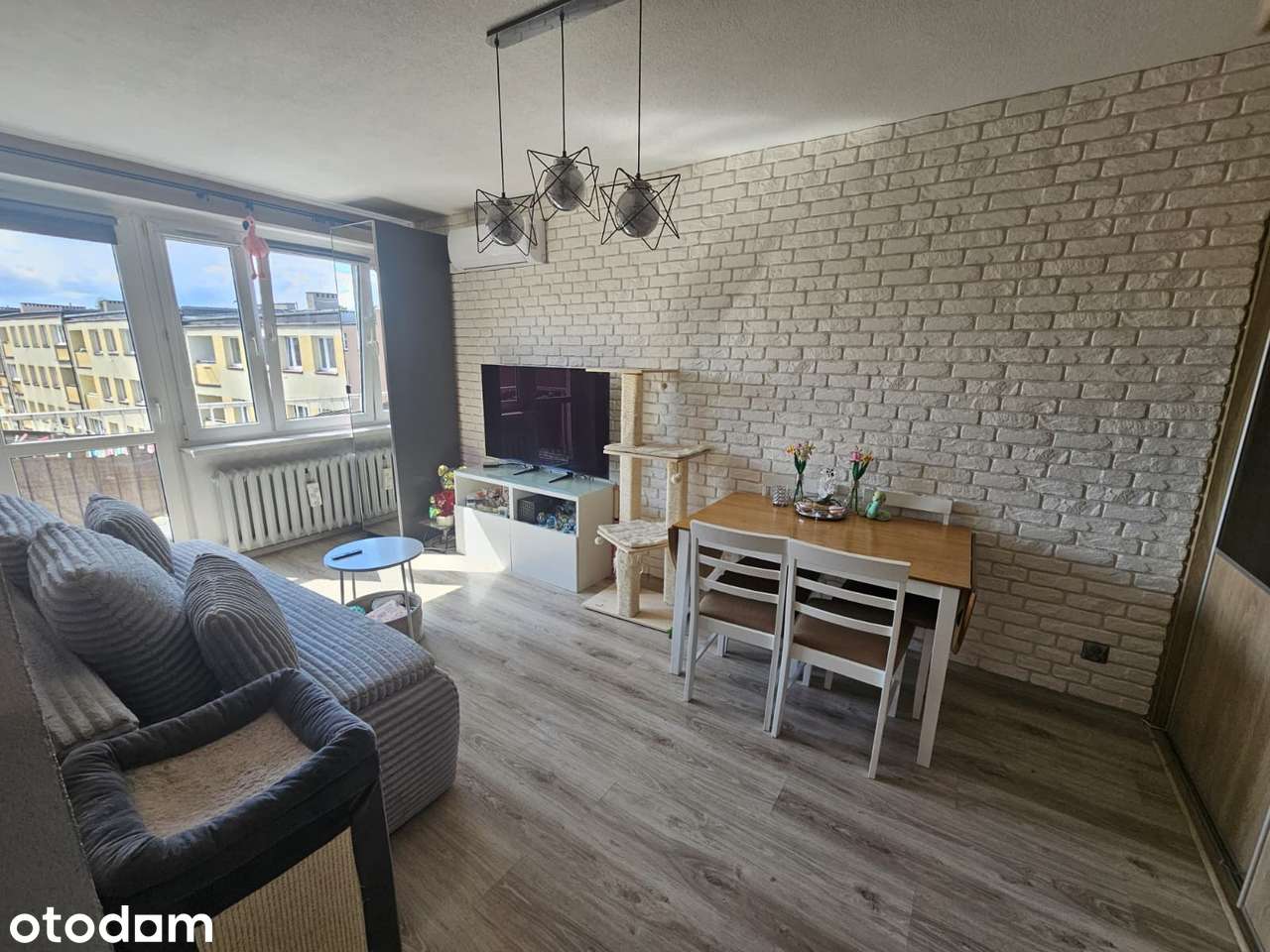 2-pokojowe mieszkanie z klimatyzacją, balkonem i dużą piwnicą